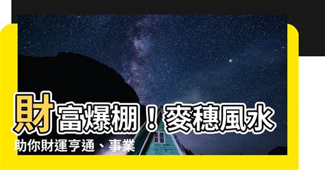 稻穗風水|【稻穗風水】稻穗風水：招財聚富的神秘力量，你不能不知道